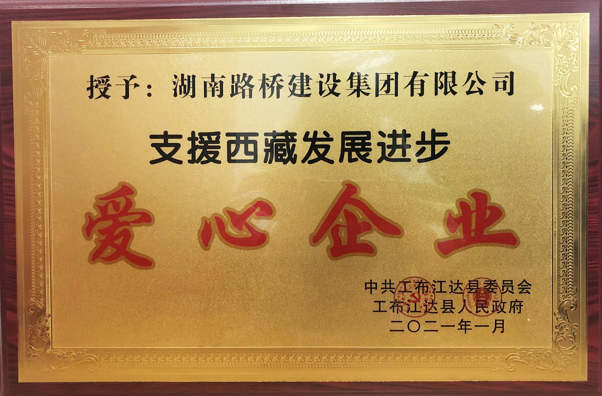 “支援西藏發(fā)展進步愛心企業(yè)”稱號 _副本.jpg